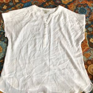 Short sleeve peasant blouse